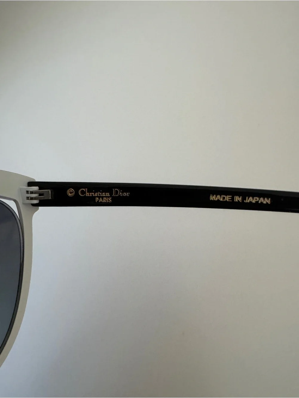 CHRISTIAN DIOR Limited Edition Black Acetate/Metal Sunglasses Authentic